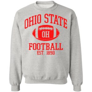 Vintage State of Ohio Columbus Striped Varsity Style shirt