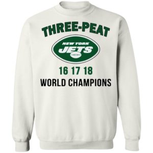 Three Peat New York Jets world Champions shirt