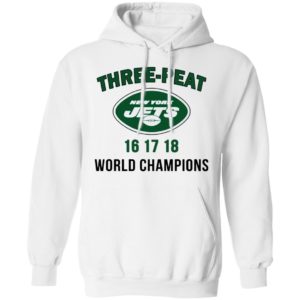 Three Peat New York Jets world Champions shirt