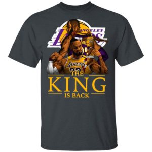 Awesome Los Angeles Lakers Lebron James The King Is Back Shirt