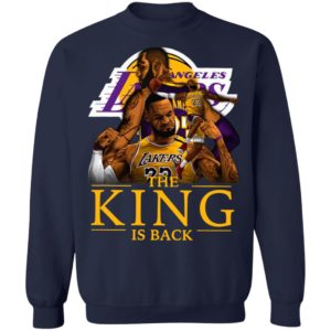 Awesome Los Angeles Lakers Lebron James The King Is Back Shirt