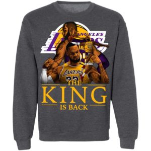 Awesome Los Angeles Lakers Lebron James The King Is Back Shirt