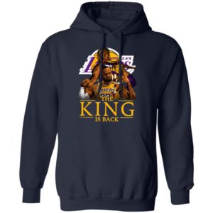 Awesome Los Angeles Lakers Lebron James The King Is Back Shirt