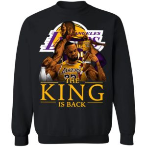 Awesome Los Angeles Lakers Lebron James The King Is Back Shirt