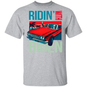 Riding With Biden Kamala Harris Joe Biden Vintage Retro Car Shirt
