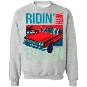 Riding With Biden Kamala Harris Joe Biden Vintage Retro Car Shirt