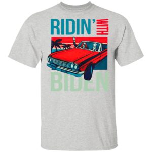 Riding With Biden Kamala Harris Joe Biden Vintage Retro Car Shirt