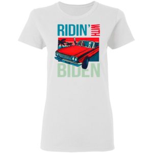 Riding With Biden Kamala Harris Joe Biden Vintage Retro Car Shirt