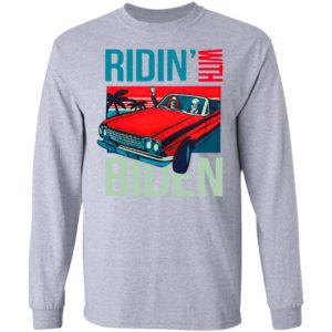 Riding With Biden Kamala Harris Joe Biden Vintage Retro Car Shirt