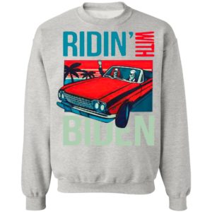 Riding With Biden Kamala Harris Joe Biden Vintage Retro Car Shirt