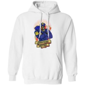 Police Man Ameican Heroes Us Flag Shirt