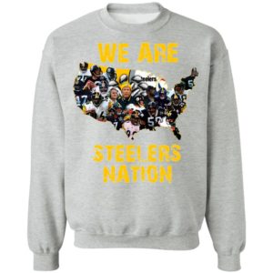 Pittsburgh Steelers We Are Steelers Nation American Map Shirt