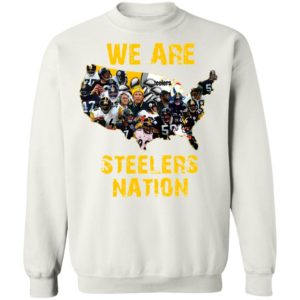 Pittsburgh Steelers We Are Steelers Nation American Map Shirt