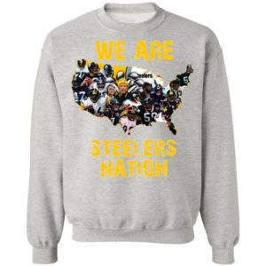 Pittsburgh Steelers We Are Steelers Nation American Map Shirt