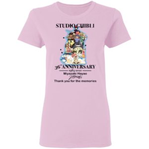 Studio Ghibli 36th Anniversary 1985 2021 Miyazaki Haya Shirt