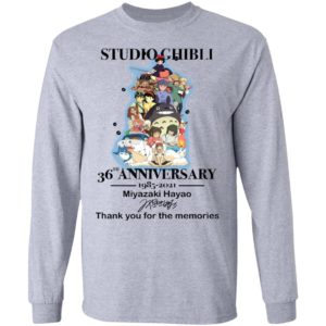 Studio Ghibli 36th Anniversary 1985 2021 Miyazaki Haya Shirt