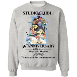 Studio Ghibli 36th Anniversary 1985 2021 Miyazaki Haya Shirt
