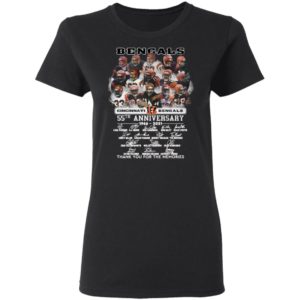 Cincinnati Bengals 55th anniversary thank you for the memories shirt