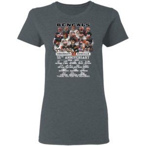 Cincinnati Bengals 55th anniversary thank you for the memories shirt