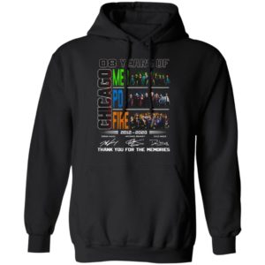 8 Year Chicago Med Fire PD signature thank you for the memories shirt