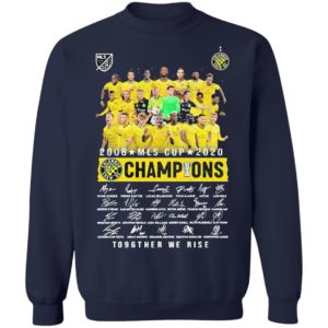 2008 MLS Cup 2020 Champions To96ther we rise signatures shirt