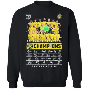 2008 MLS Cup 2020 Champions To96ther we rise signatures shirt