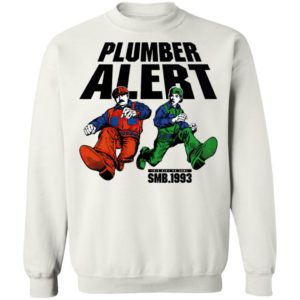 SMB 1993 Plumber Alert Shirt, Hoodie, Long Sleeve, Hoodie