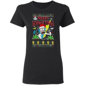 Rick Sanchez Merry Schwiftmas Ugly Christmas sweater