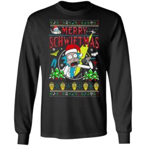 Rick Sanchez Merry Schwiftmas Ugly Christmas sweater