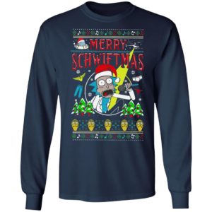 Rick Sanchez Merry Schwiftmas Ugly Christmas sweater