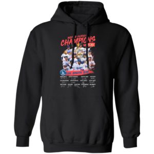 Los Angeles Dodgers Live Breathe Blue Signatures World Series Champions Shirt