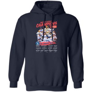 Los Angeles Dodgers Live Breathe Blue Signatures World Series Champions Shirt