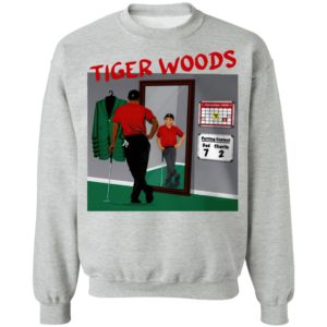 Tiger Woods In The Mirror Shirt, Hoodie