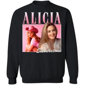 Alicia Silverstone T-Shirt, Ladies Tee, Hoodie, Long Sleeve, Hoodie