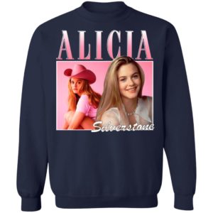 Alicia Silverstone T-Shirt, Ladies Tee, Hoodie, Long Sleeve, Hoodie