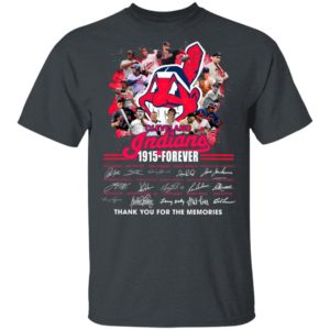 Cleveland Indians 1915 Forever Thank You For The Memories Signatures Shirt