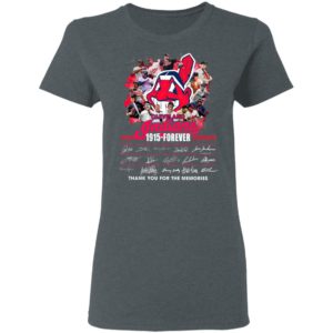 Cleveland Indians 1915 Forever Thank You For The Memories Signatures Shirt