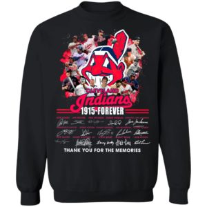 Cleveland Indians 1915 Forever Thank You For The Memories Signatures Shirt