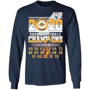Los Angeles Lakers 2020 Nba Finals Champions 49 50 52 53 54 Shirt
