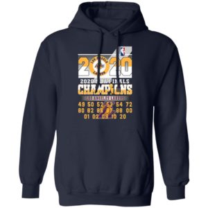Los Angeles Lakers 2020 Nba Finals Champions 49 50 52 53 54 Shirt