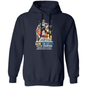 Los Angeles Lakers And Los Angeles Dodgers City Of Champions 2020 Nba Finals World Series Shirt