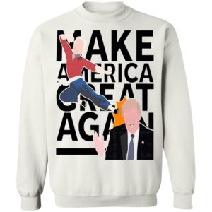Make America Great Again Joe Biden Kick The Head Donald Trump shirt