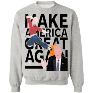 Make America Great Again Joe Biden Kick The Head Donald Trump shirt