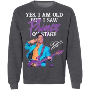 Yes I Am Old But I Saw Prince On Stage Signature Shirt