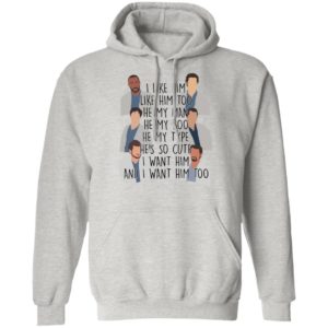 I Like Him Like Him Too He My Man He My Boo Shirt