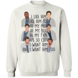 I Like Him Like Him Too He My Man He My Boo Shirt