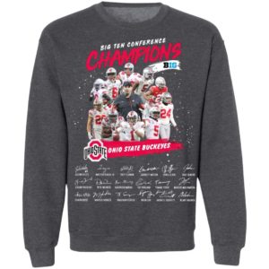 Big Ten Conference Champions Big Ohio State Buckeyes Signatures Shirt