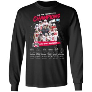 Big Ten Conference Champions Big Ohio State Buckeyes Signatures Shirt