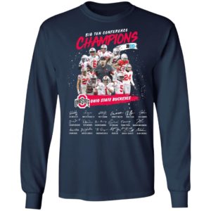 Big Ten Conference Champions Big Ohio State Buckeyes Signatures Shirt