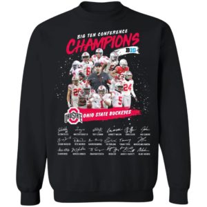 Big Ten Conference Champions Big Ohio State Buckeyes Signatures Shirt